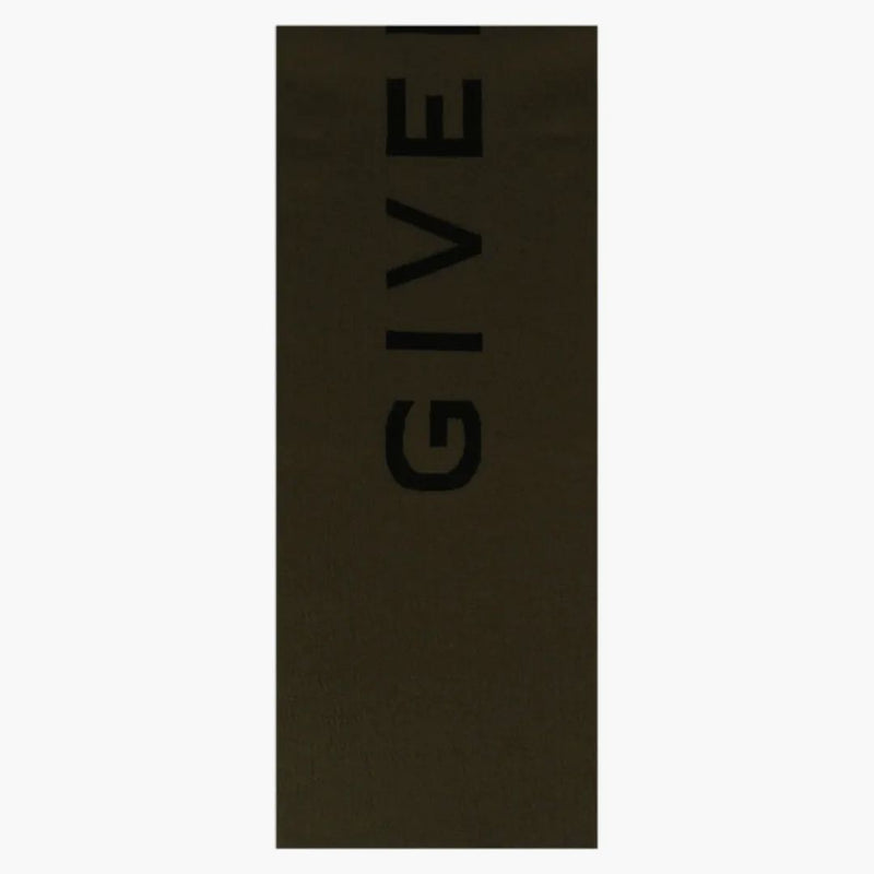 Givenchy Double Face 4G Scarf Black/Kaki