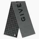 Givenchy Double Face Logo Scarf Grey/multi