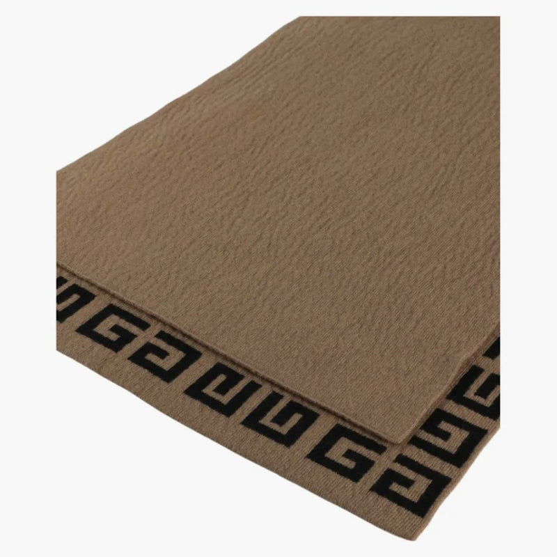 Givenchy Double Face Logo Scarf Havana/Black
