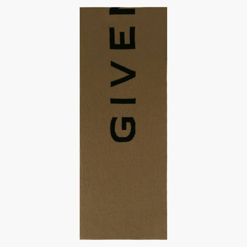 Givenchy Double Face Logo Scarf Havana/Black