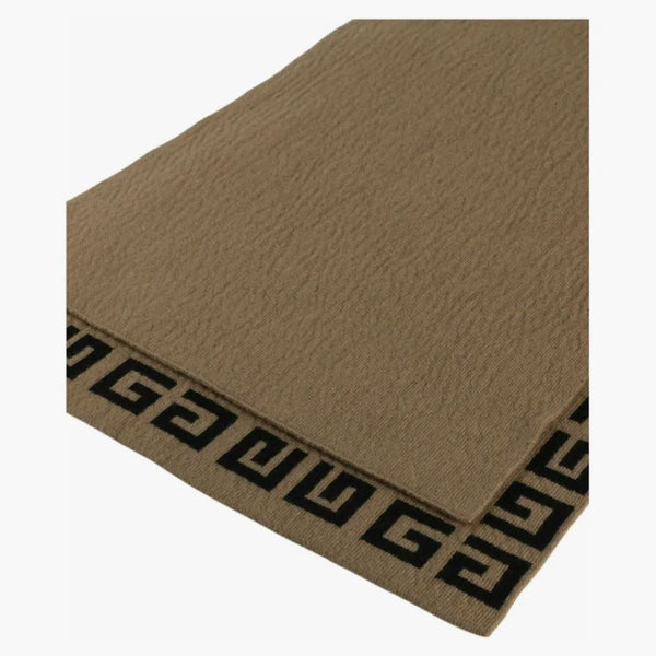 Givenchy Double Face Logo Scarf Havana/Black