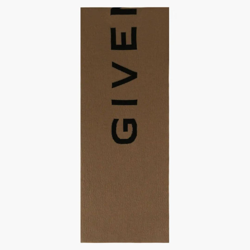 Givenchy Double Face Logo Scarf Havana/Black