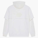 Givenchy Double Layered Hoodie in Felpa White