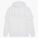 Givenchy Double Layered Hoodie in Felpa White