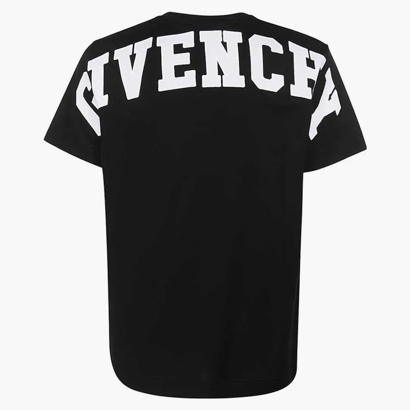 Camiseta de logotipo de Givenchy Eiffel Tower Back Black/White