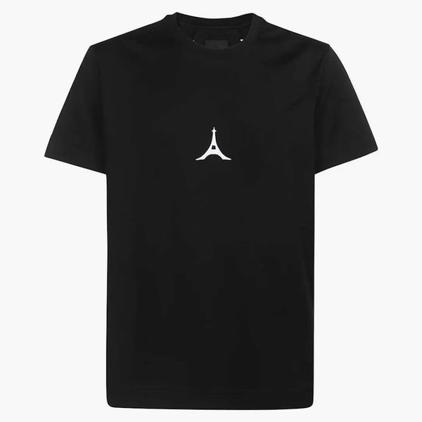Camiseta de logotipo de Givenchy Eiffel Tower Back Black/White