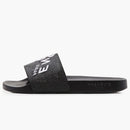 Givenchy embroideded flat sandals black