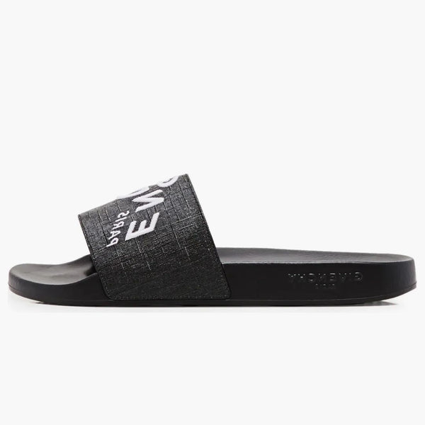 Sandali piatti ricamati Givenchy neri