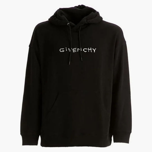 Givenchy ricamato a logo imperfetto nero