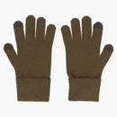Giveenchy Embroidered Logo Gloves Black/Khaki