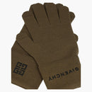 Giveenchy Embroidered Logo Gloves Black/Khaki
