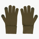 Giveenchy Embroidered Logo Gloves Black/Khaki