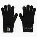 Givenchy Embroidered Logo Gloves Black/White