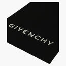 Givenchy Embroidered Logo Scarf Black/White