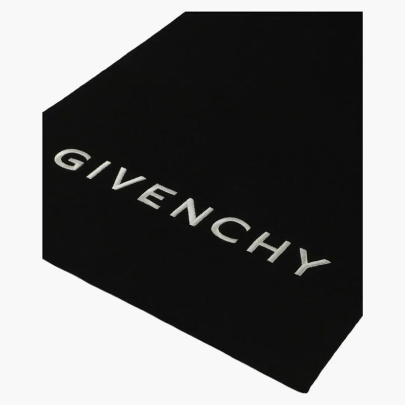 Logo ricamato Givenchy Scarf nero/bianco