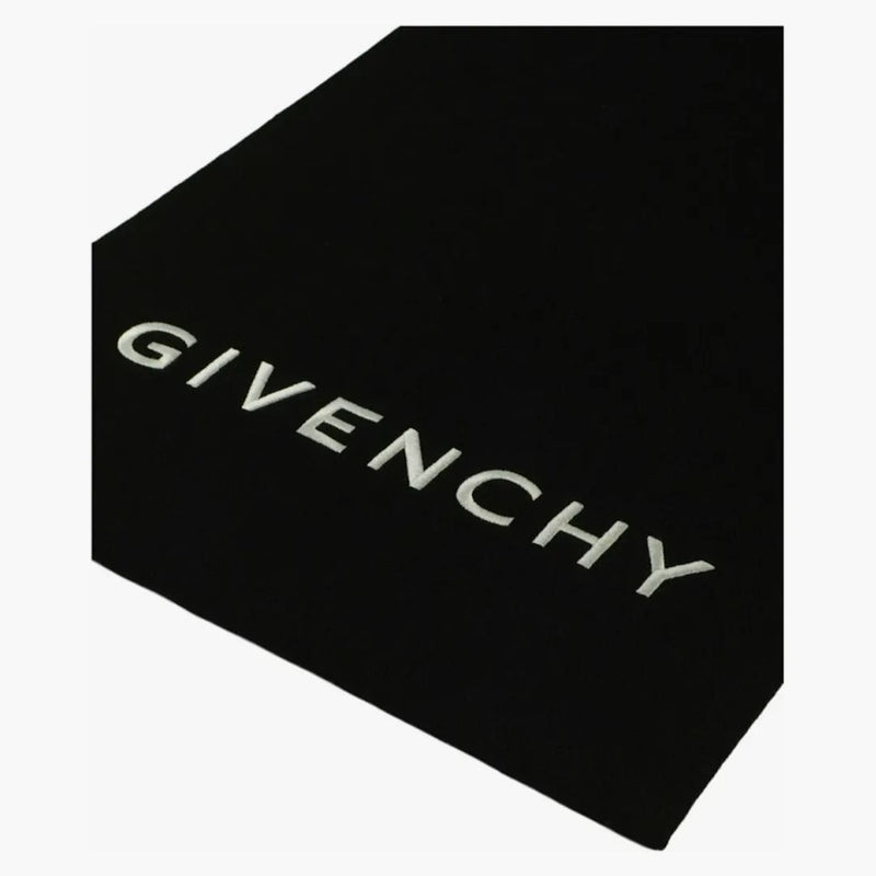 Logo ricamato Givenchy Scarf nero/bianco