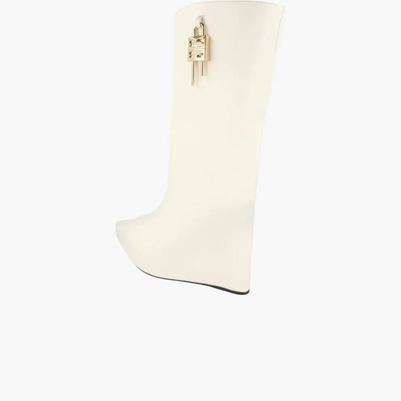Stivali a cuneo in pelle G-Lock Givenchy (donne)
