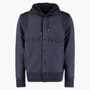 Giacca varsity ricamato con cappuccio Givenchy Navy