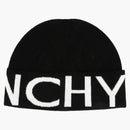 Givenchy Jacquard logo gorro negro/blanco