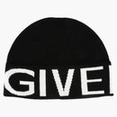 Givenchy Jacquard logo gorro negro/blanco