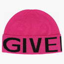 Givenchy Jacquard logo gaanie rosa/negro