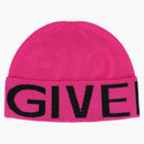 Givenchy Jacquard logo gaanie rosa/negro