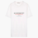 Givenchy Label överdimensionerad t-shirt vit