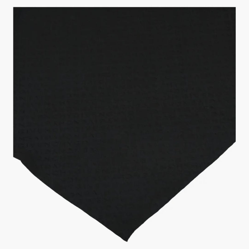 Sciarpa di seta stampata dal logo Givenchy Black
