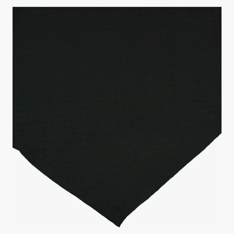 Sciarpa di seta stampata dal logo Givenchy Black