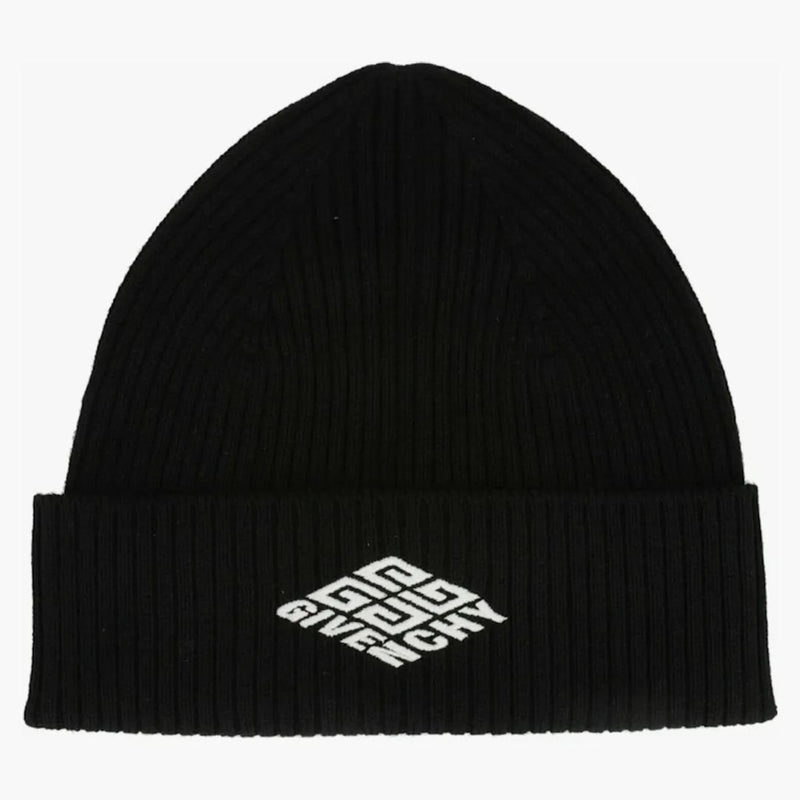 Givenchy logo skater beanie svart/vit