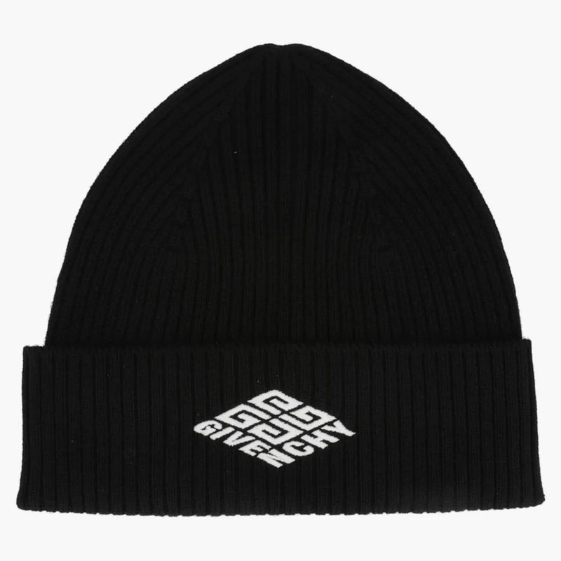 Givenchy logo skater beanie svart/vit