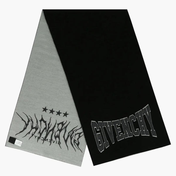 Logo Givenchy Stars Scarf Black/Grey