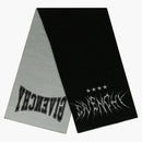 Givenchy Logo Stars Scarf Black/Gray