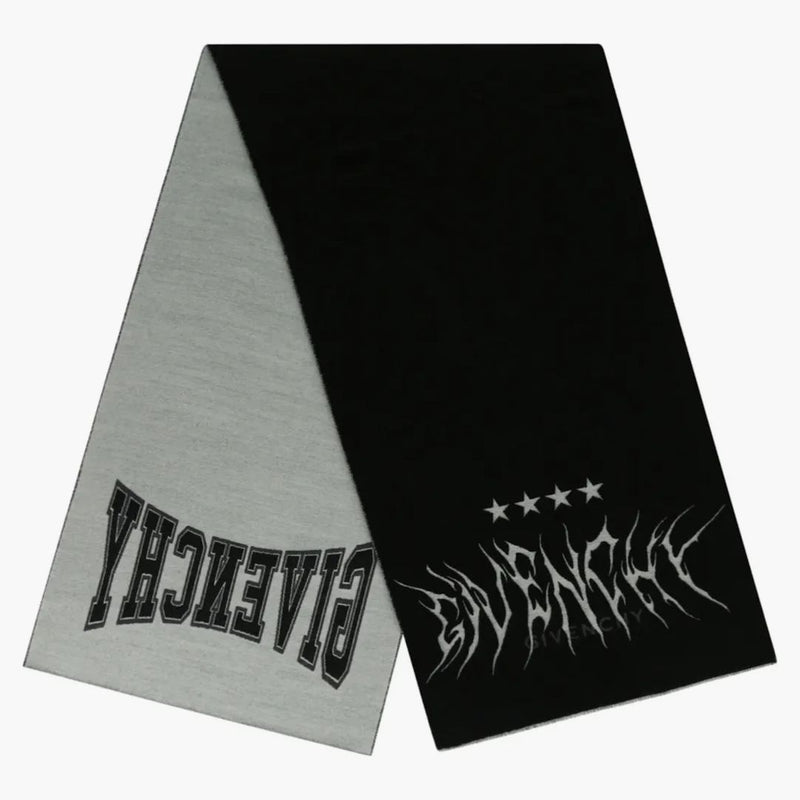 Logo Givenchy Stars Scarf Black/Grey