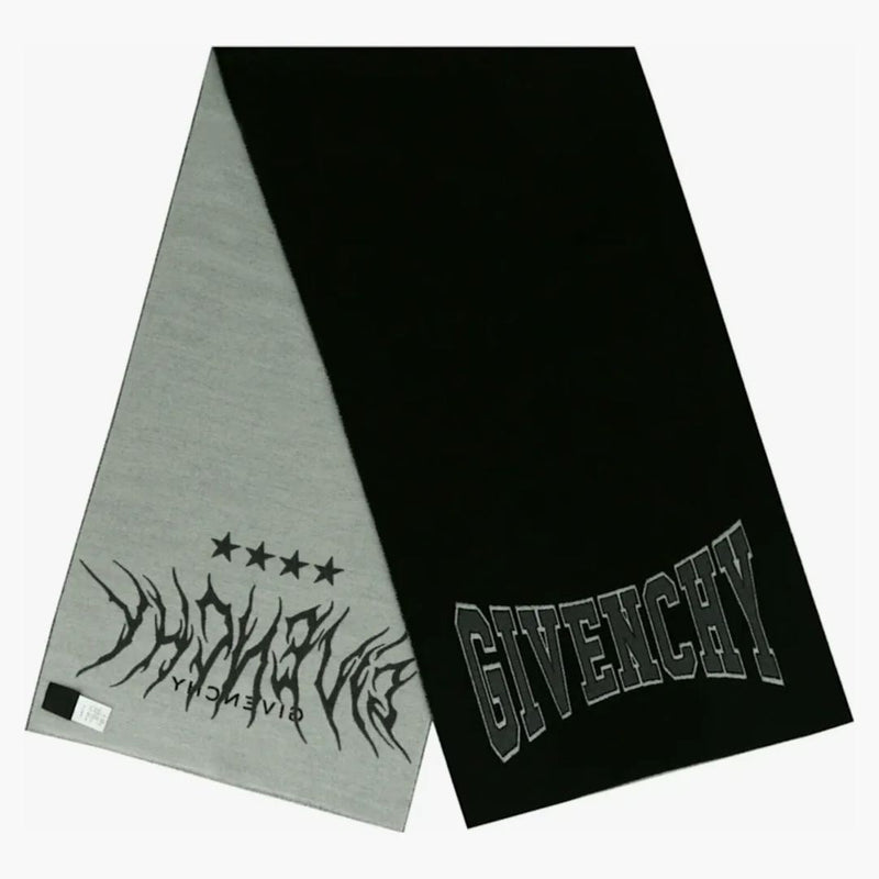 Logo Givenchy Stars Scarf Black/Grey