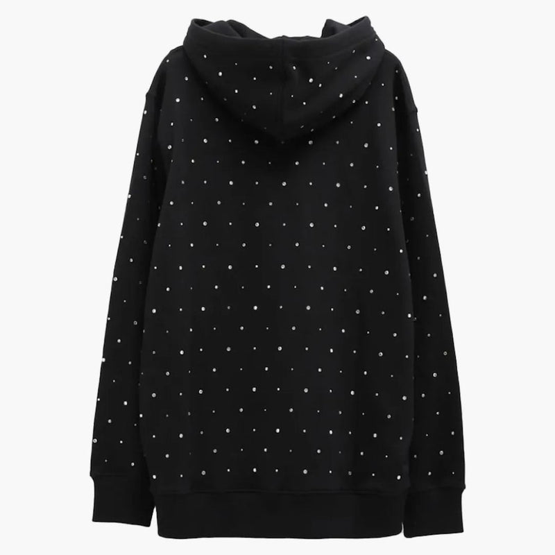 GIIVENCHY LOGO Strass Hoodie Black
