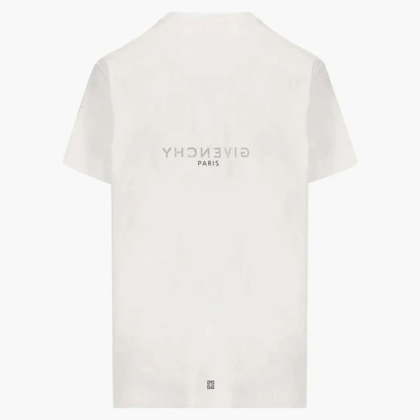 T-shirt del logo Givenchy bianco/nero