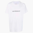 Camiseta de logotipo de Givenchy blanco/negro