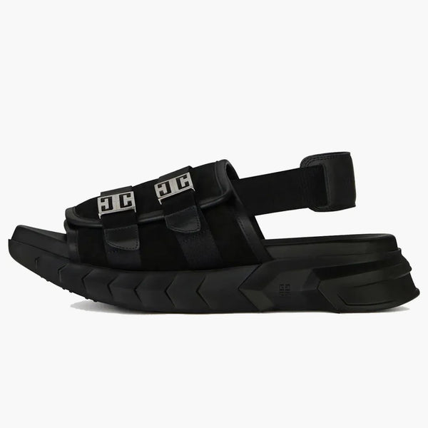 Sandali marshmallow givenchy in pelle scamosciata nera
