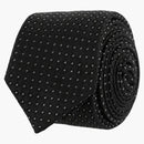 Givenchy Micro Design Silk Tie Black