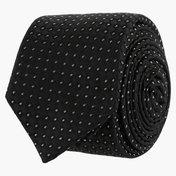 Givenchy Micro Design Silk Tie Black