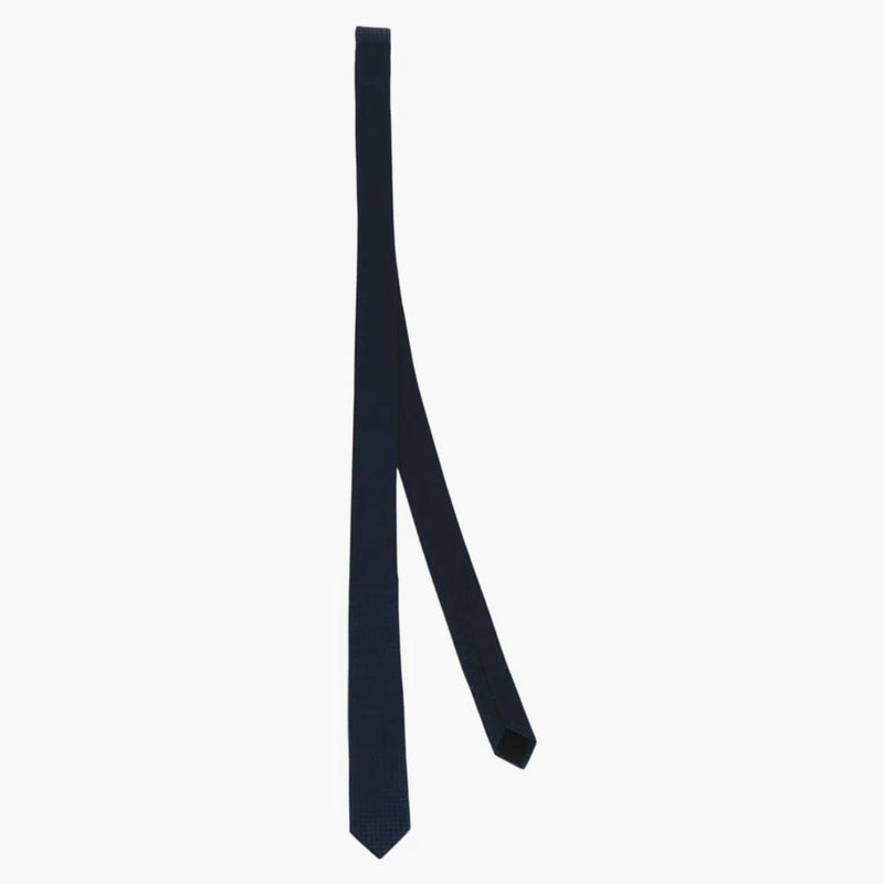 Givenchy Micro Design Silk Tie Navy