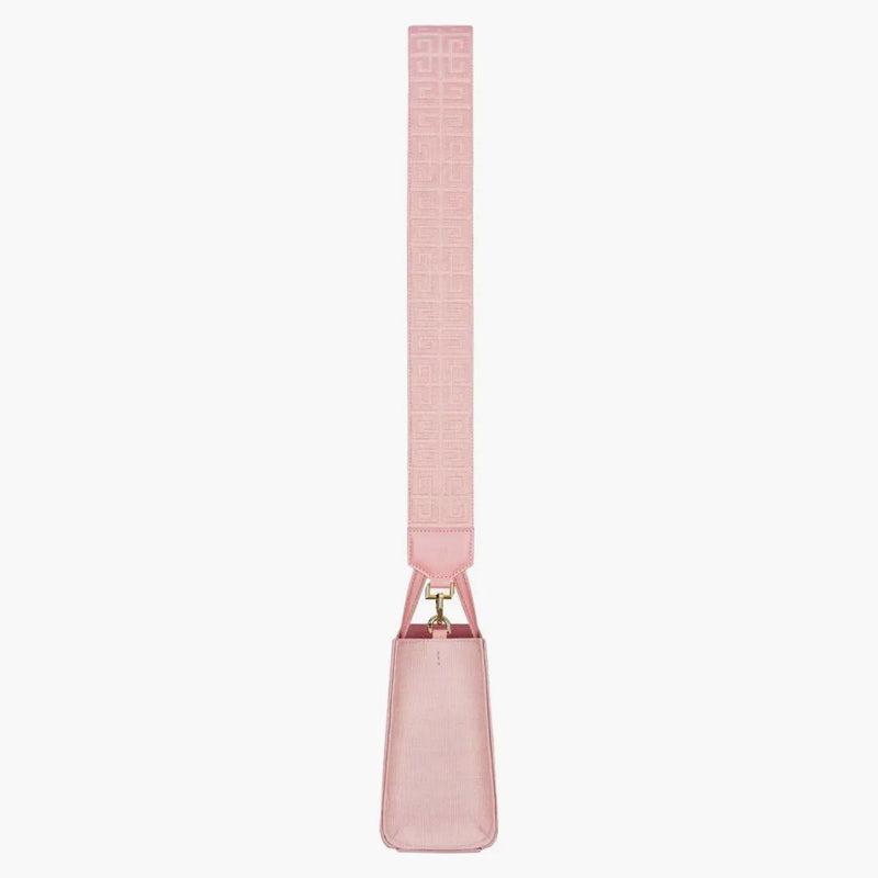 Borsa per la spesa Givenchy Mini G-tote in tela ricamata 4G Pink