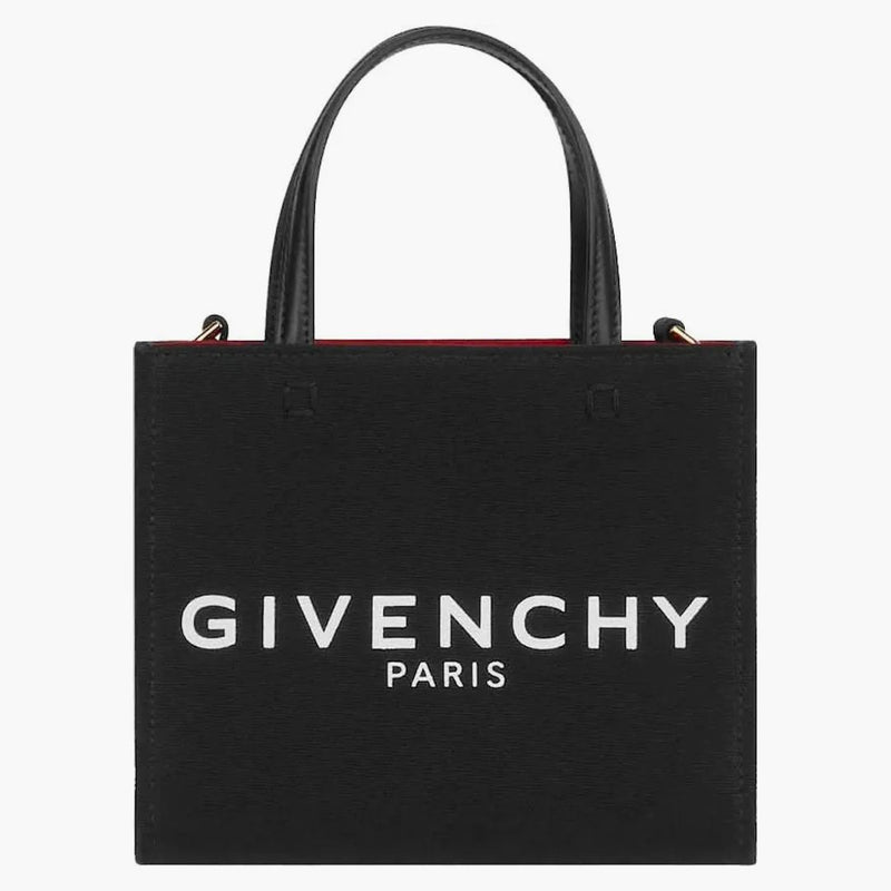 Givenchy Mini G-Totote Shopping Bag in Canvas Black