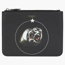 Givenchy Monkey Brothers zippato con zip grande nero