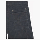 Givenchy Monogram 4G Logo Denim Shorts Charcoal