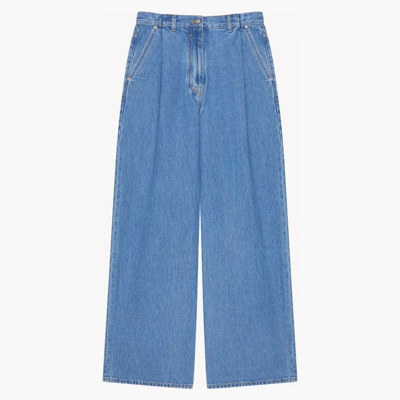 Jeans in denim oversize di givenchy blu profondo