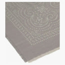 Sciallo a motivi motivi di Givenchy Paisley grigio/bianco