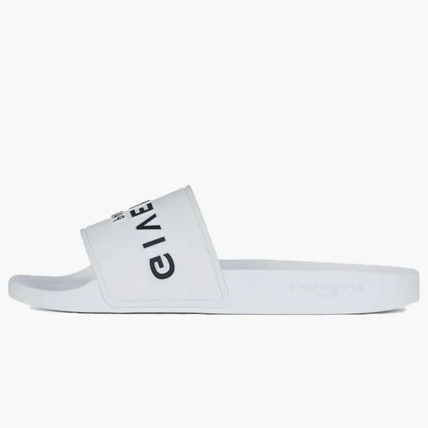 Givenchy Paris sandali piatti bianchi nero