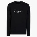 Givenchy Paris Logo Crewneck Black